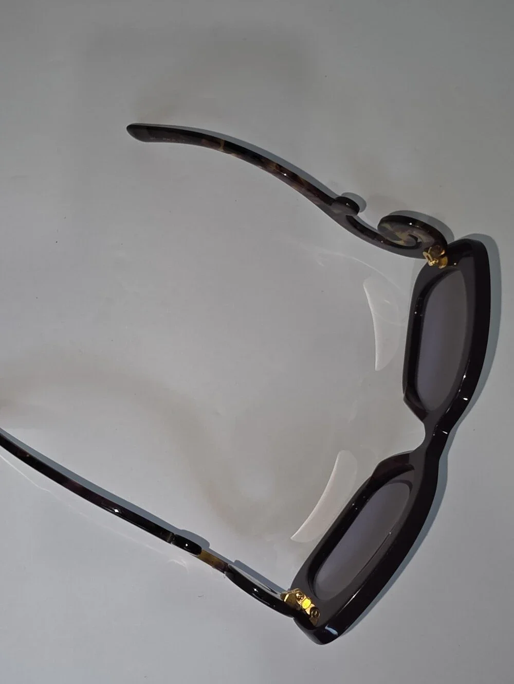 Prada Sunglasses Baroque Swirl Round Purple Marble